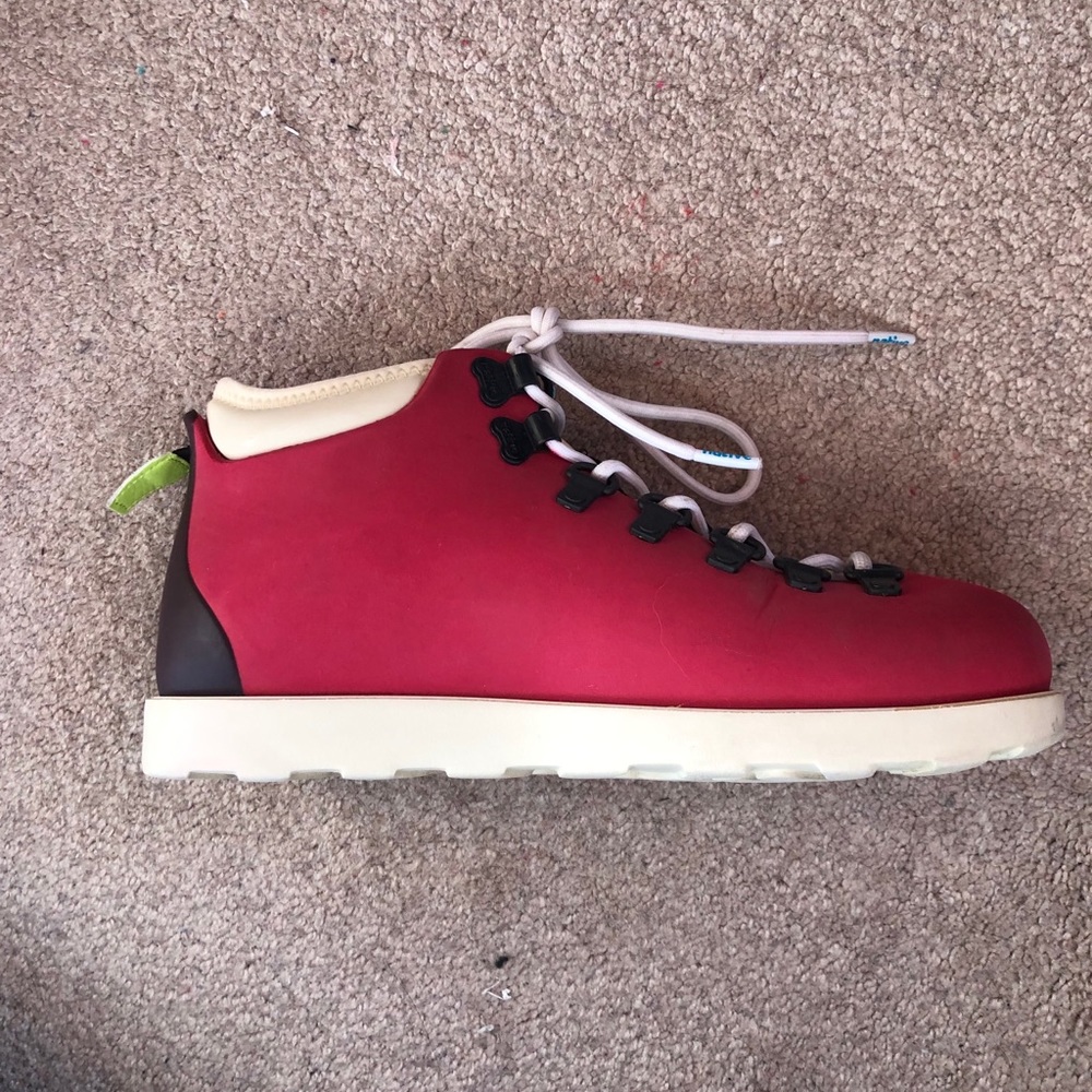 Red Native shoes